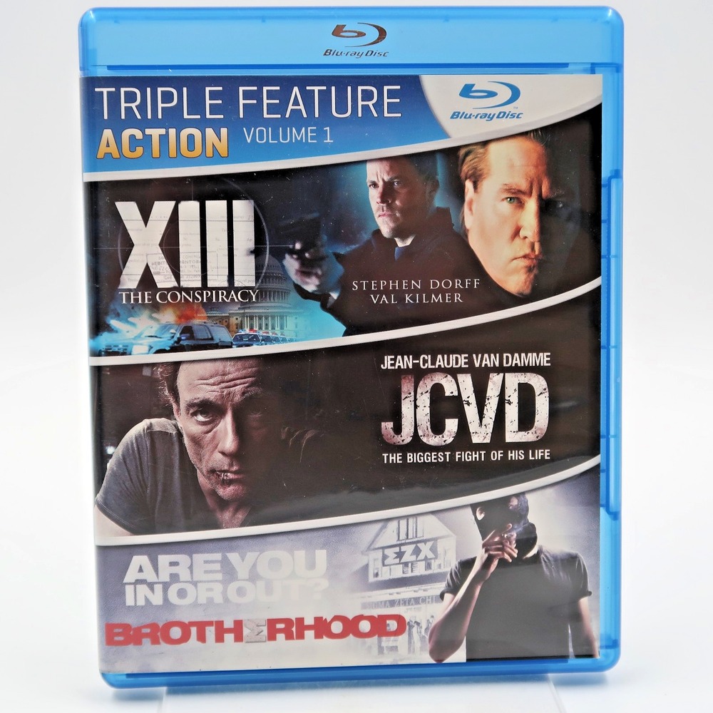XIII The Conspiracy JCVD Brotherhood Blu-ray Val Kilmer Jean-Claude Van Damme